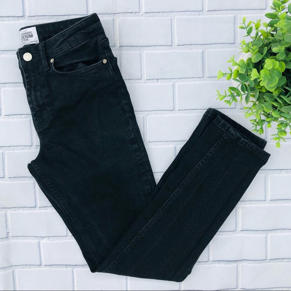 Zara by TRF Black Denim Skinny Pant Size 24 Waist